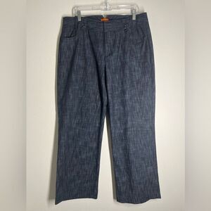 Vintage Y2K 00s Abby Z Denim Pants Blue Gray Straight Size 18W